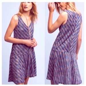 Maeve Anthropologie Zigzag Dress